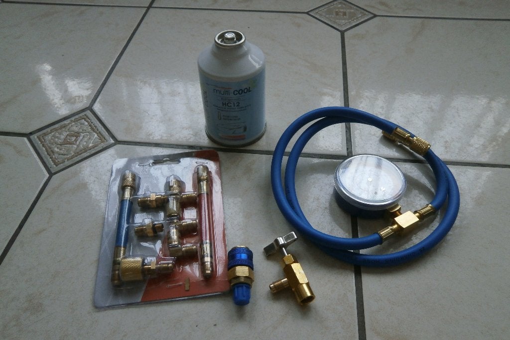 Kit pour remplissage frigo avec gaz R134A bonbonne 170 GR, Enlèvement
