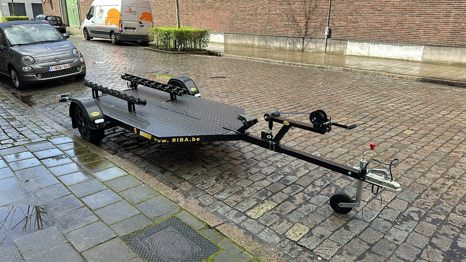 Riba jetski boot trailer, Ophalen