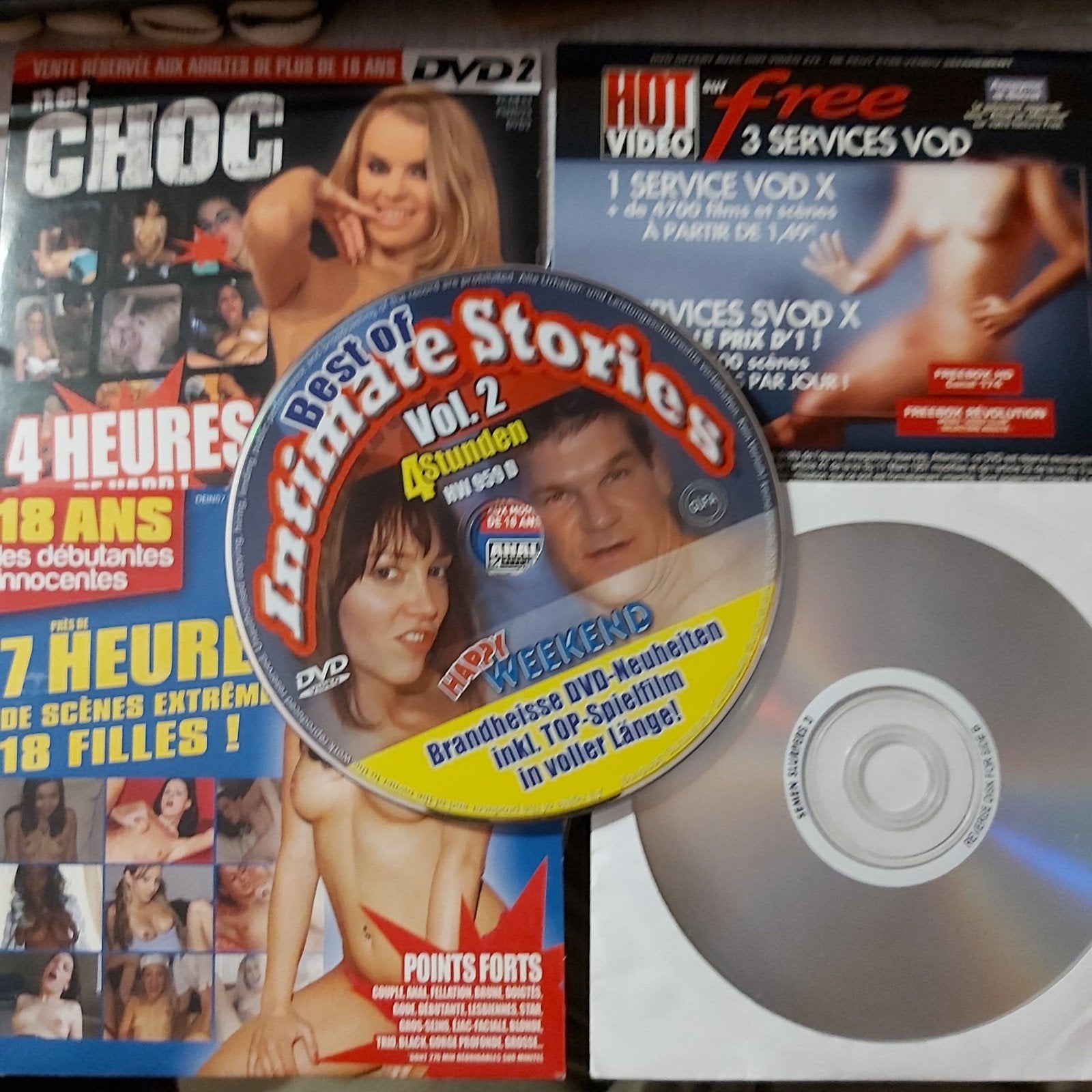 5 DVD érotiques, Enlèvement ou Envoi