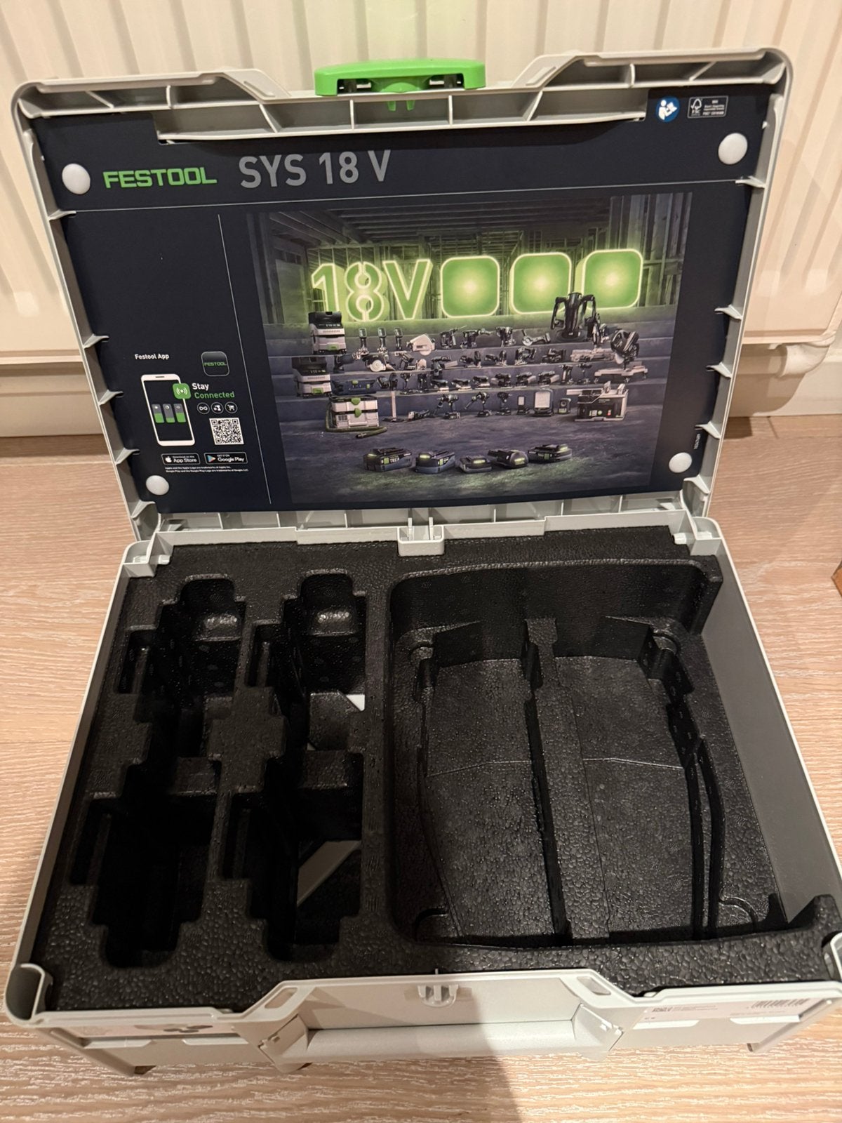 Festool systainer met inlay 4 accus ( NIEUW), Bricolage & Construction, Enlèvement, Comme neuf