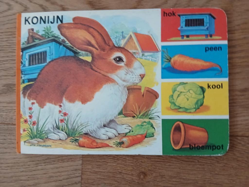 Retro dierenprent boekje, Enlèvement, Utilisé, Fiction général