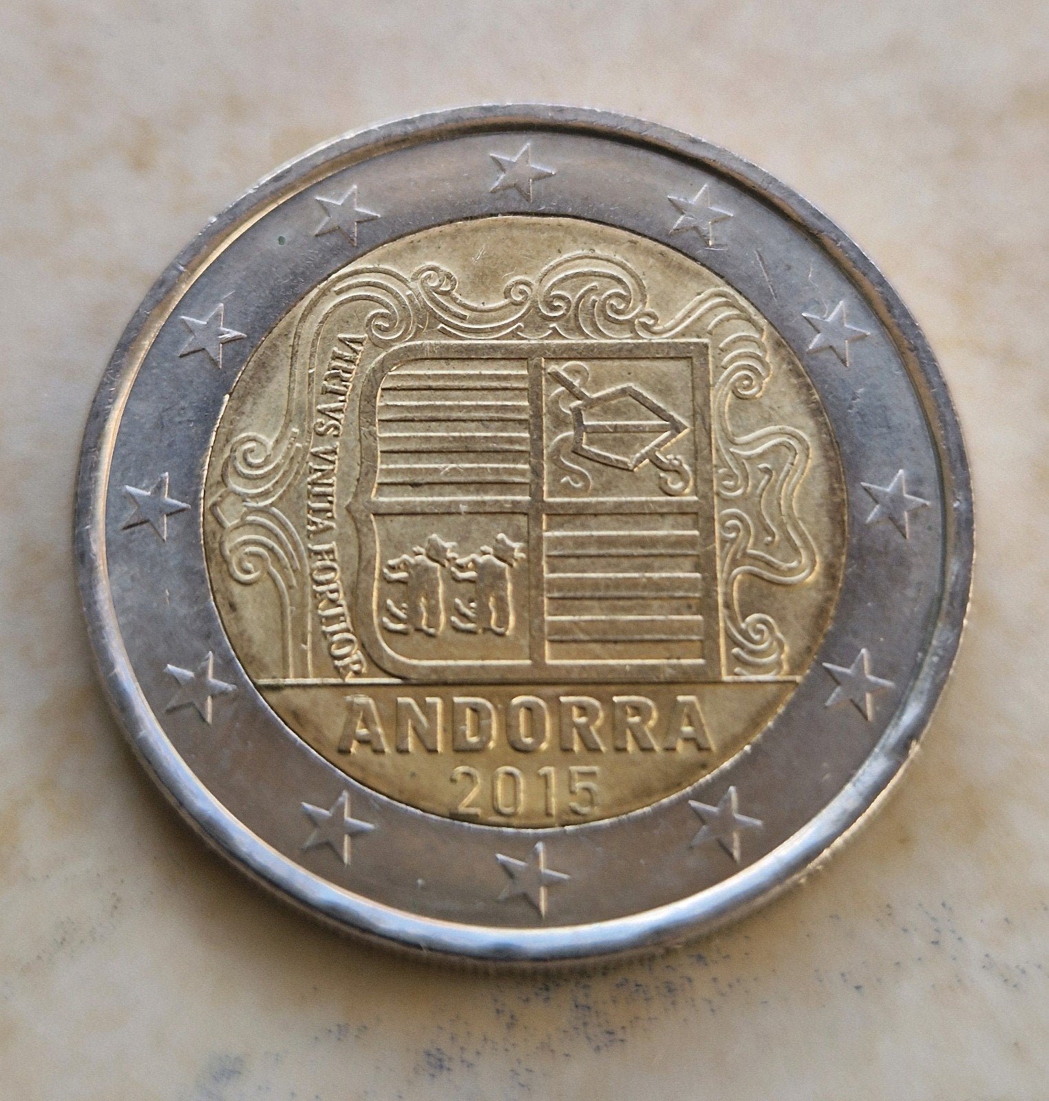 2015, Andorra , 2 Euro Coin, Ophalen of Verzenden, 2 euro