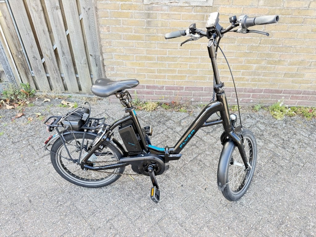 Flyer Pluto 36V 12ah Elektrische Vouwfiets in perfecte staat, Vélos & Vélomoteurs, Vélos électriques, Comme neuf, 50 km par batterie ou plus