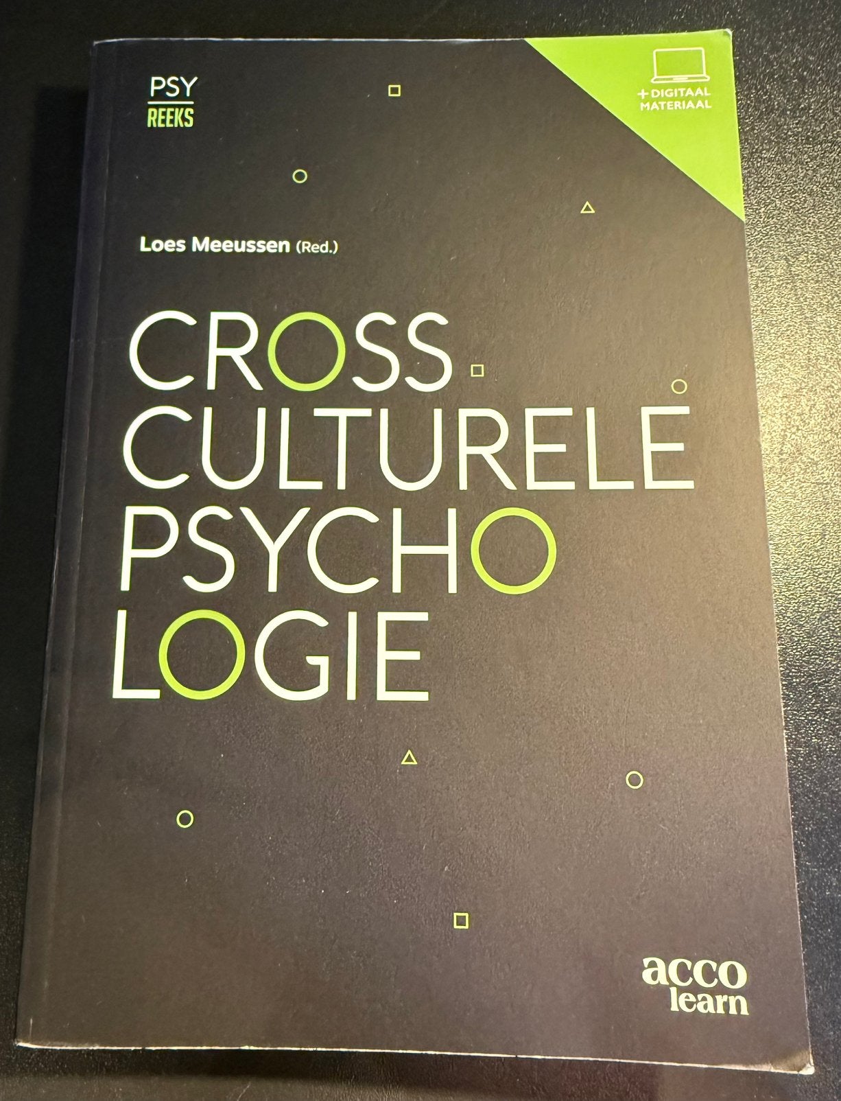Boek Cross-culturele Psychologie, Boeken, Studieboeken en Cursussen, Ophalen of Verzenden, Zo goed als nieuw, Hogeschool