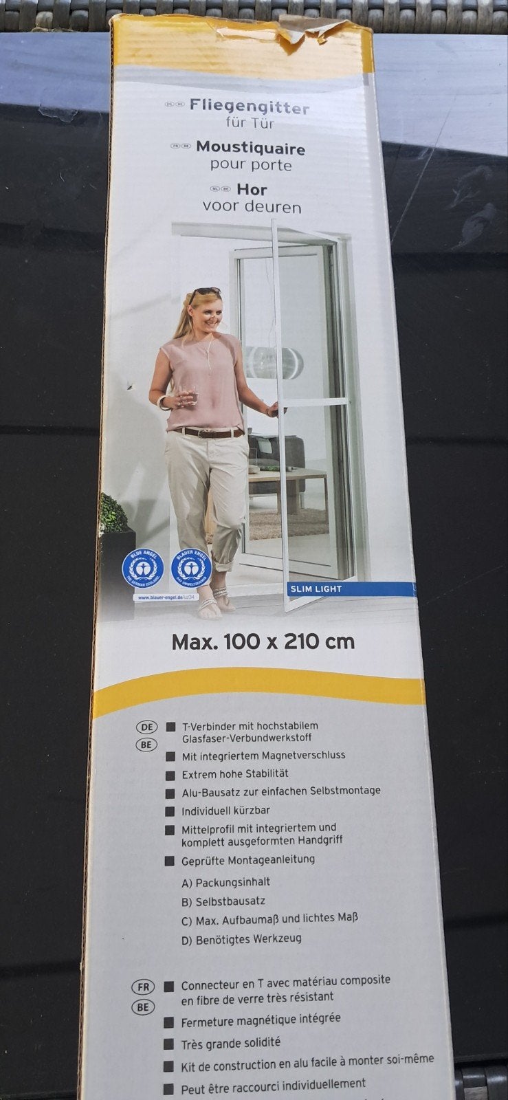 nouvelle moustiquaire pour porte, Enlèvement