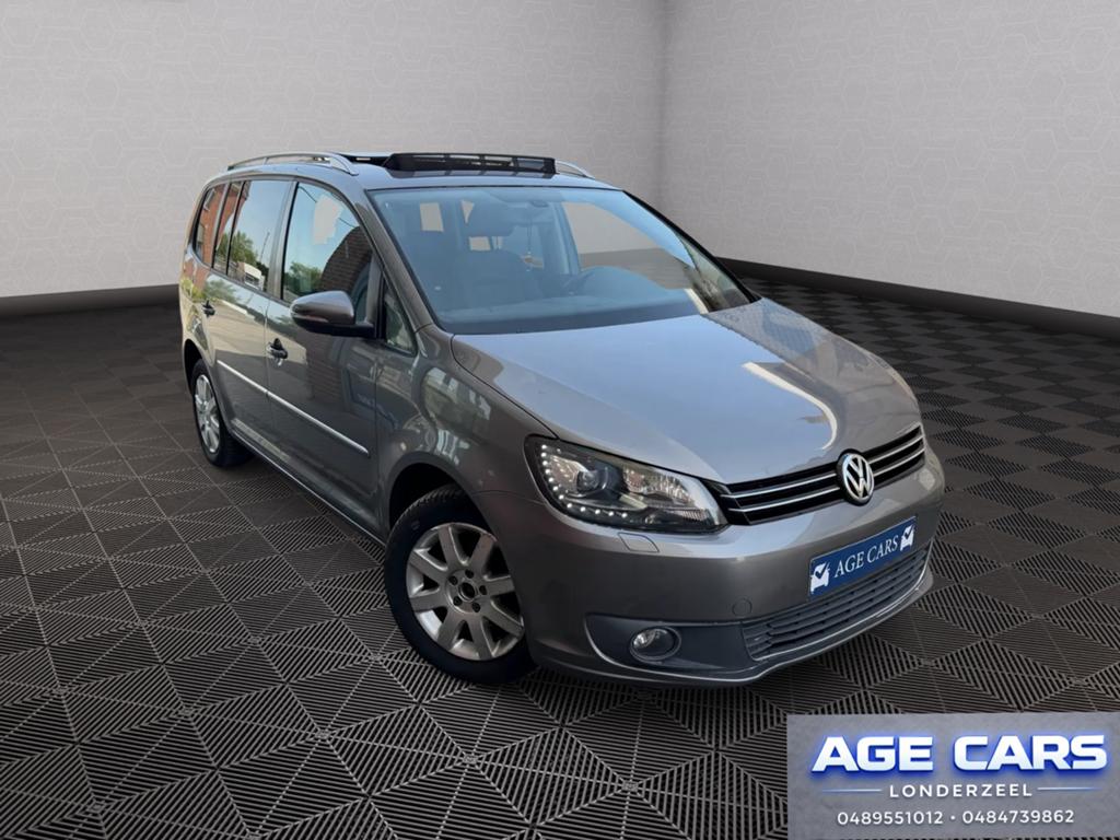 7 places Volkswagen Touran 1.4 TSI essence boîte automatique, Achat, Entreprise, Feux de virage, Alcantara