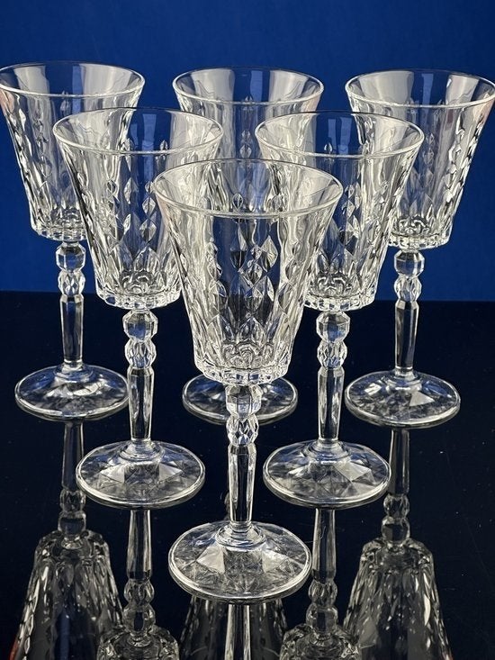 Luxe Kristallen Wijnglazen – Set van 2  21 cl, Ophalen of Verzenden, Nieuw, Overige materialen, Modern