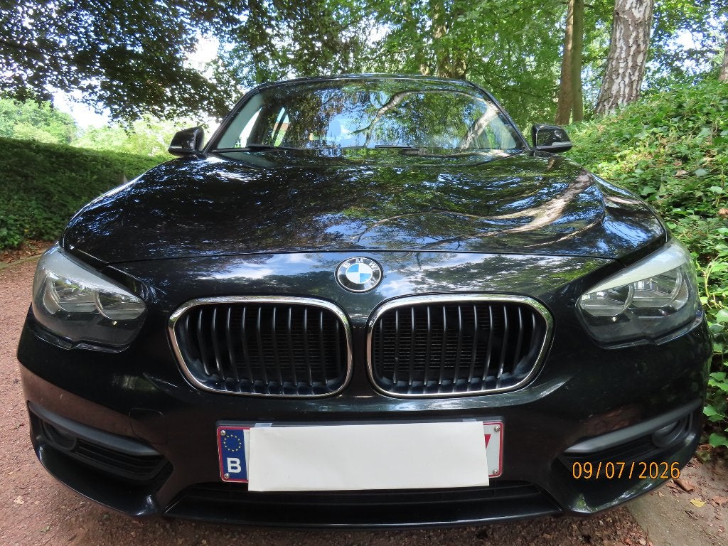 BMW 116i, Auto's, BMW, 116 g/km, Alcantara, Zwart, 1200 kg