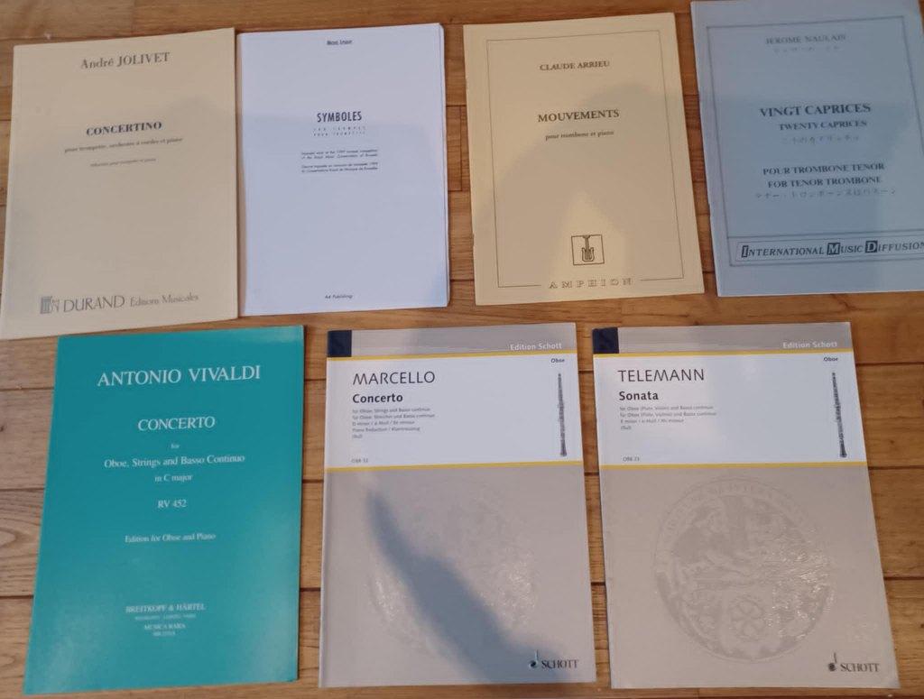 Partitions de musique piano,flûte,hautbois,violon, Musique & Instruments, Neuf, Autres instruments, Enlèvement, Classique