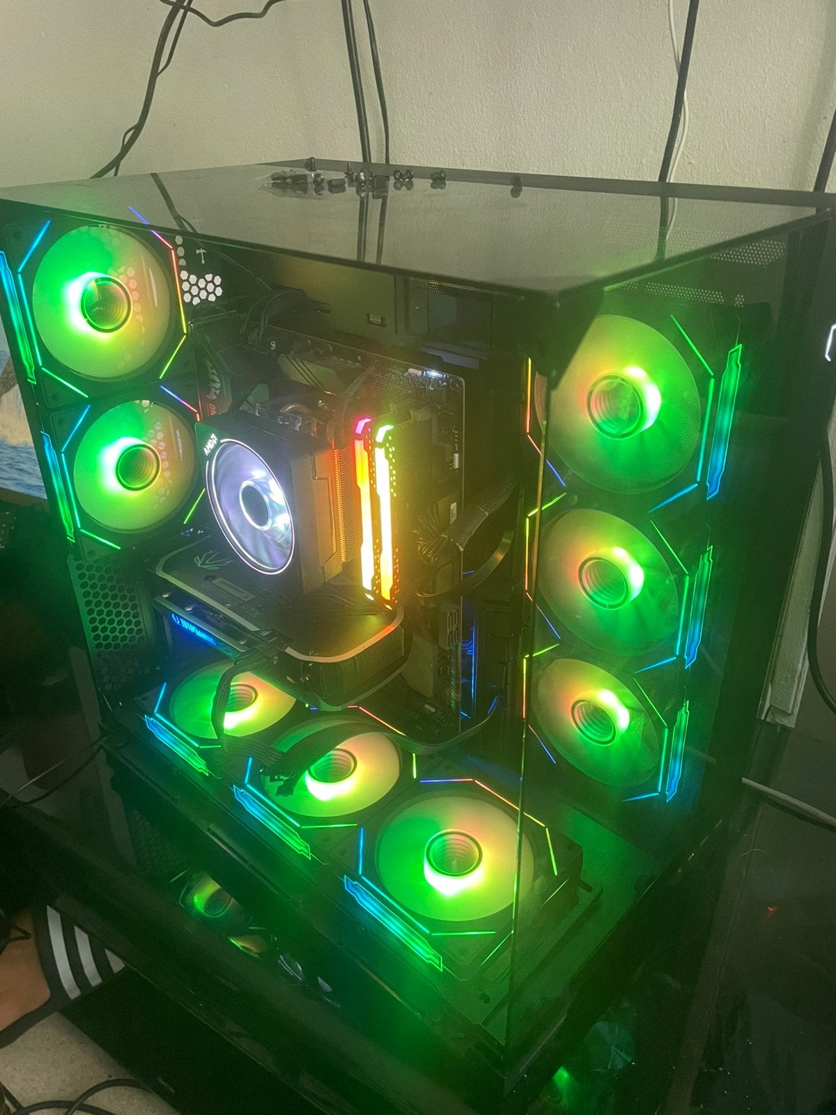 Gaming PC RTX 4060 Ti Ryzen 7 5800X 16GB 1TB NVMe, Informatique & Logiciels, Ordinateurs de bureau, Enlèvement ou Envoi, Comme neuf