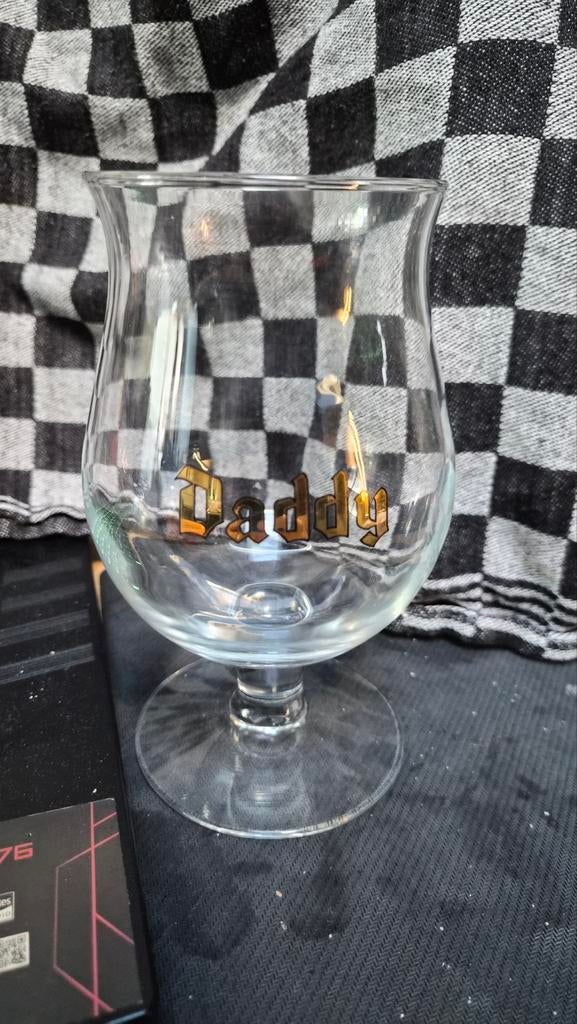 Duvel daddy glas perfecte staat., Verzamelen, Biermerken, Ophalen, Duvel