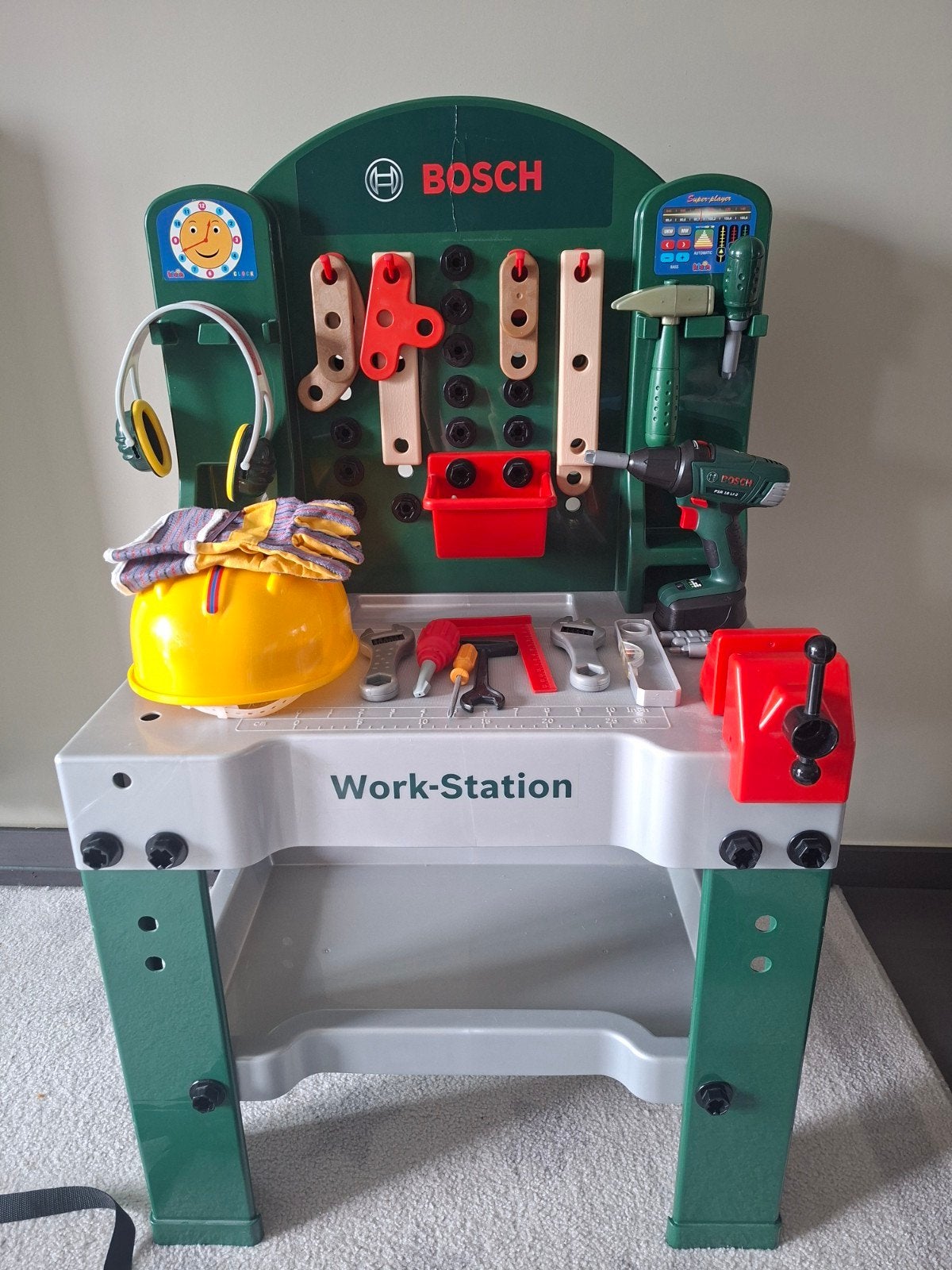 Bosch werkbank met extra accessoires, Ophalen