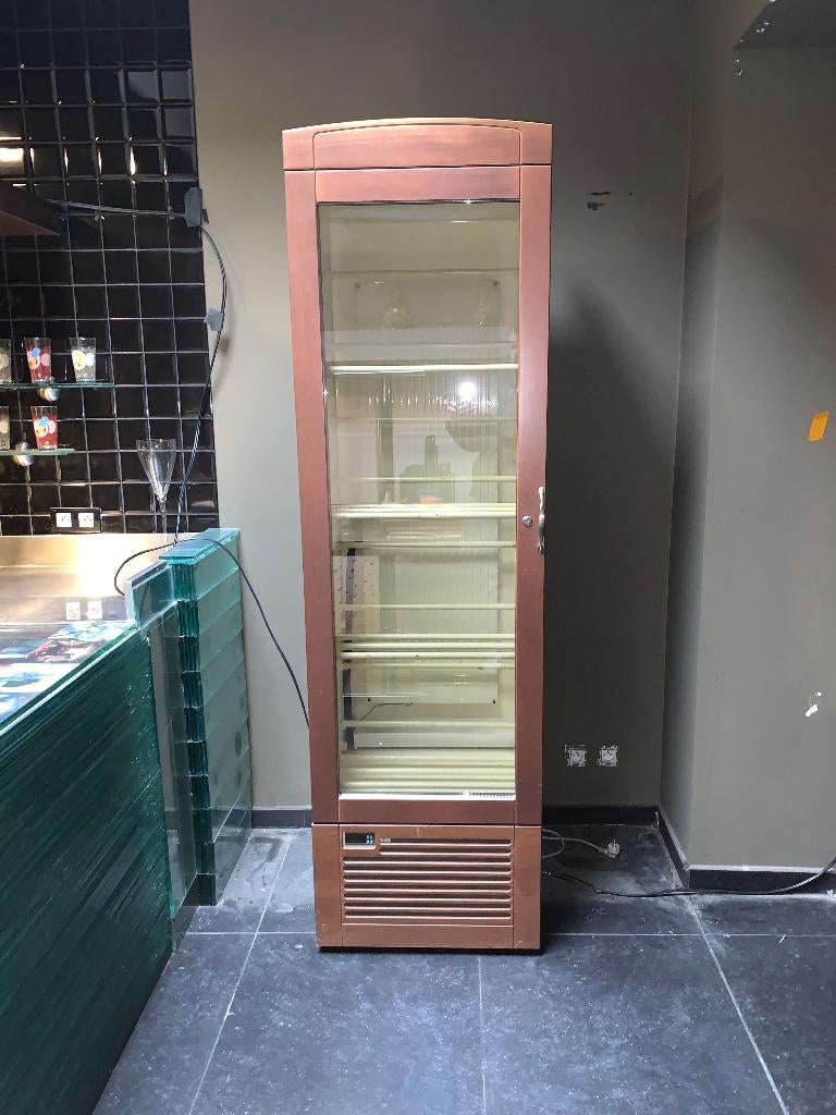 ENOFRIGO massief houten wijnkelder, Elektronische apparatuur, Koelkasten en IJskasten, Ophalen, 160 cm of meer, 45 tot 60 cm, Zonder vriesvak