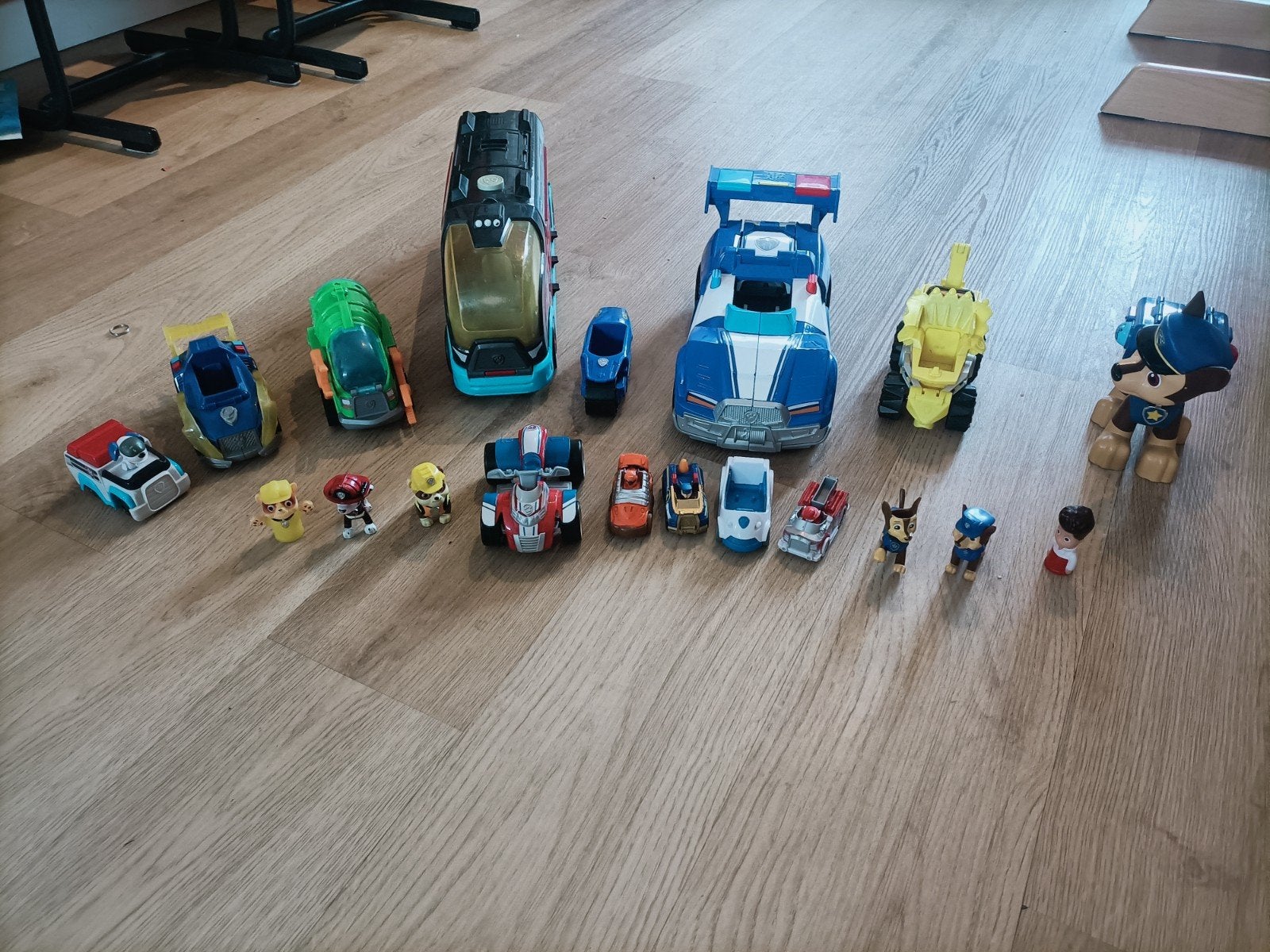 Paw Patrol speelgoed, Ophalen