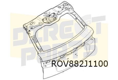 Land Rover Range Rover Velar achterklep (te spuiten) (6/17-), Land Rover, -, Nieuw, Ophalen of Verzenden