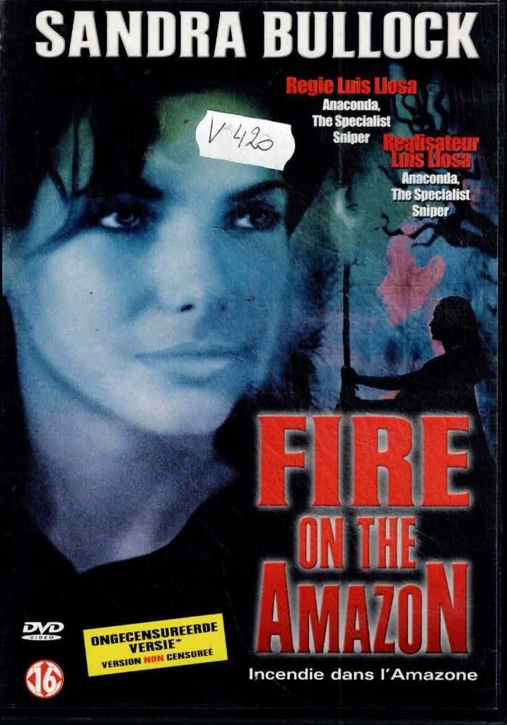 dvd  /  fire on the amazon, Vanaf 16 jaar, Ophalen of Verzenden, Zo goed als nieuw