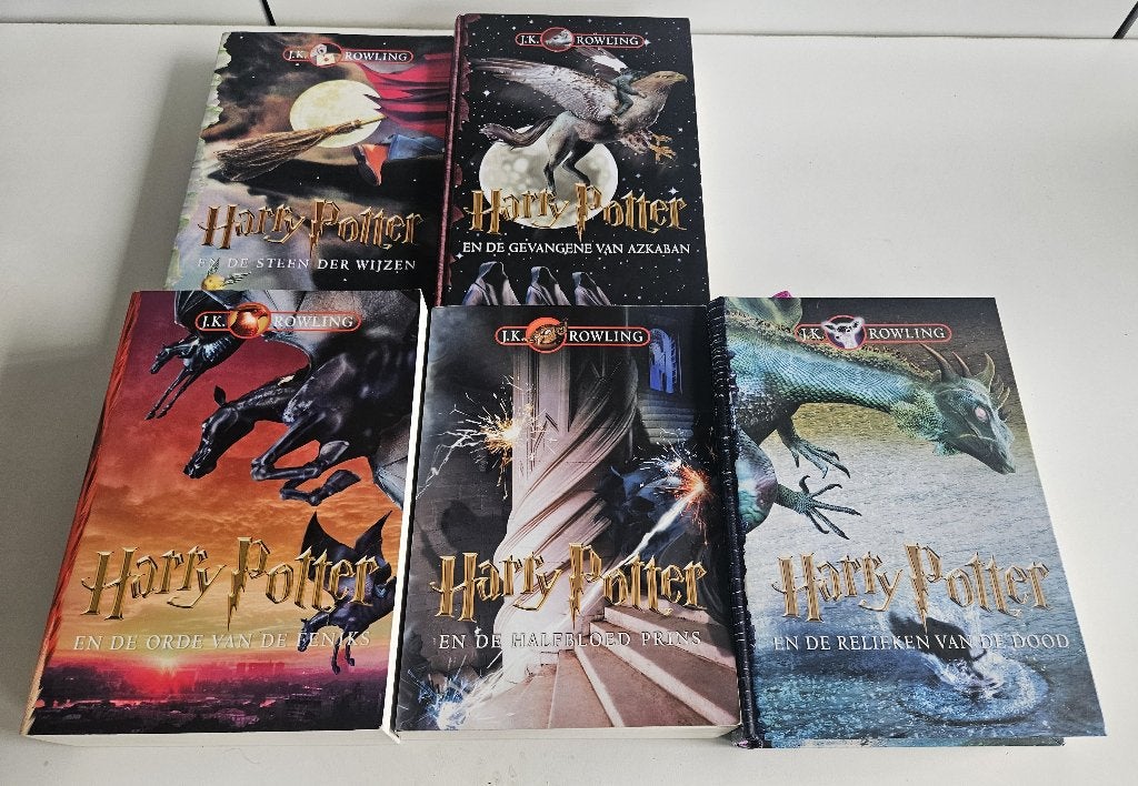 5 Harry Potter boeken, Boeken, Kinderboeken | Jeugd | 13 jaar en ouder, Ophalen of Verzenden