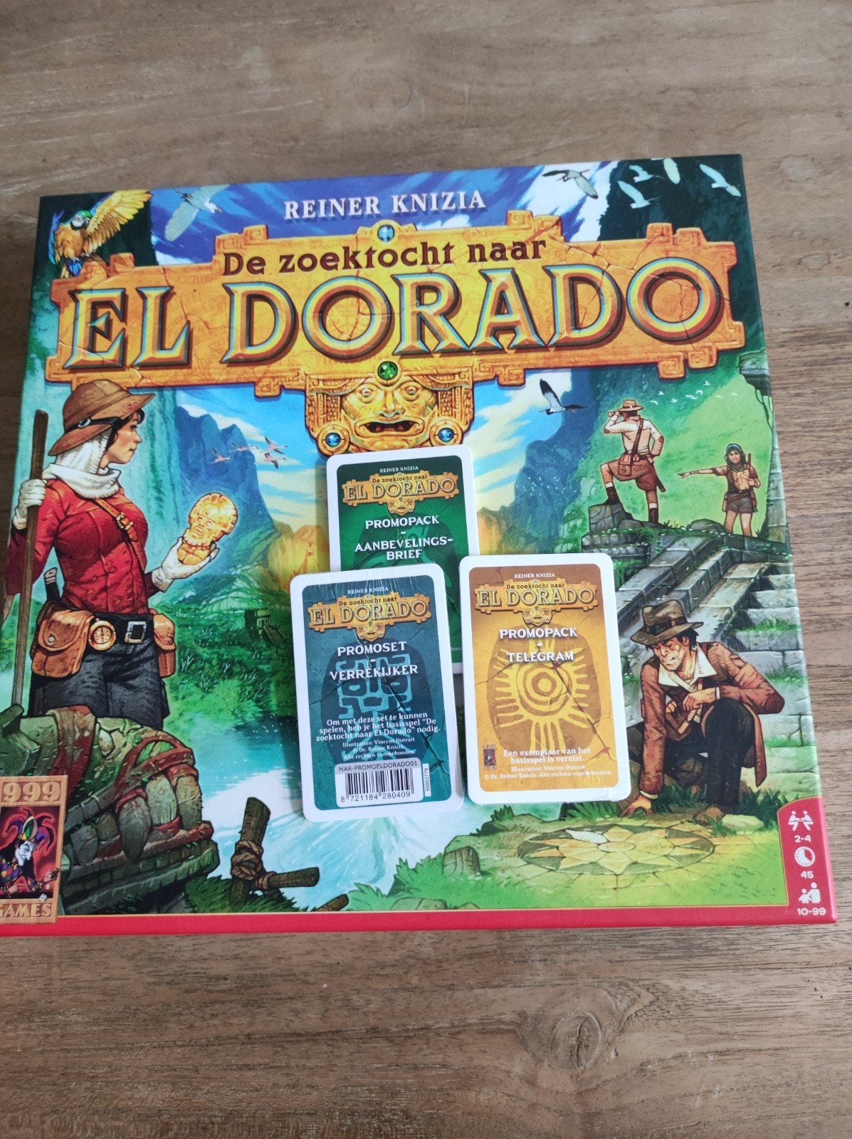 Zoektocht naar El Dorado + 3 promopacks, Hobby en Vrije tijd, Ophalen of Verzenden