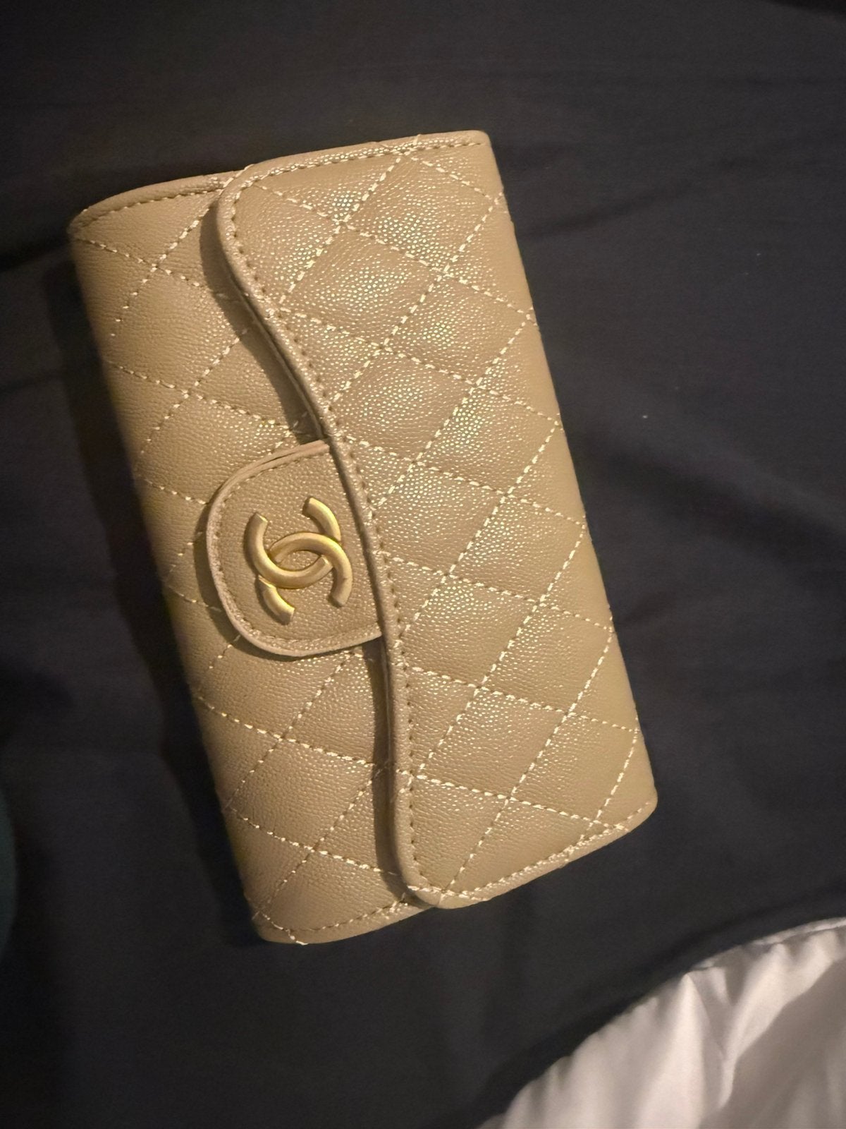 Sac a bandoulière cc, Bijoux, Sacs & Beauté, Envoi, Comme neuf, Beige, Sac à bandoulière