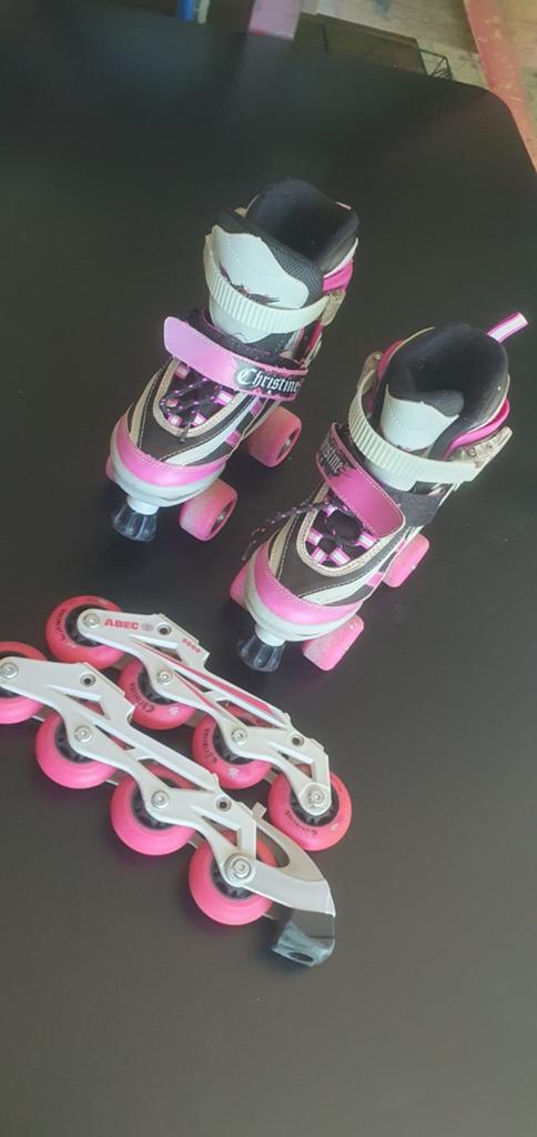 Inline skates kind, Ophalen