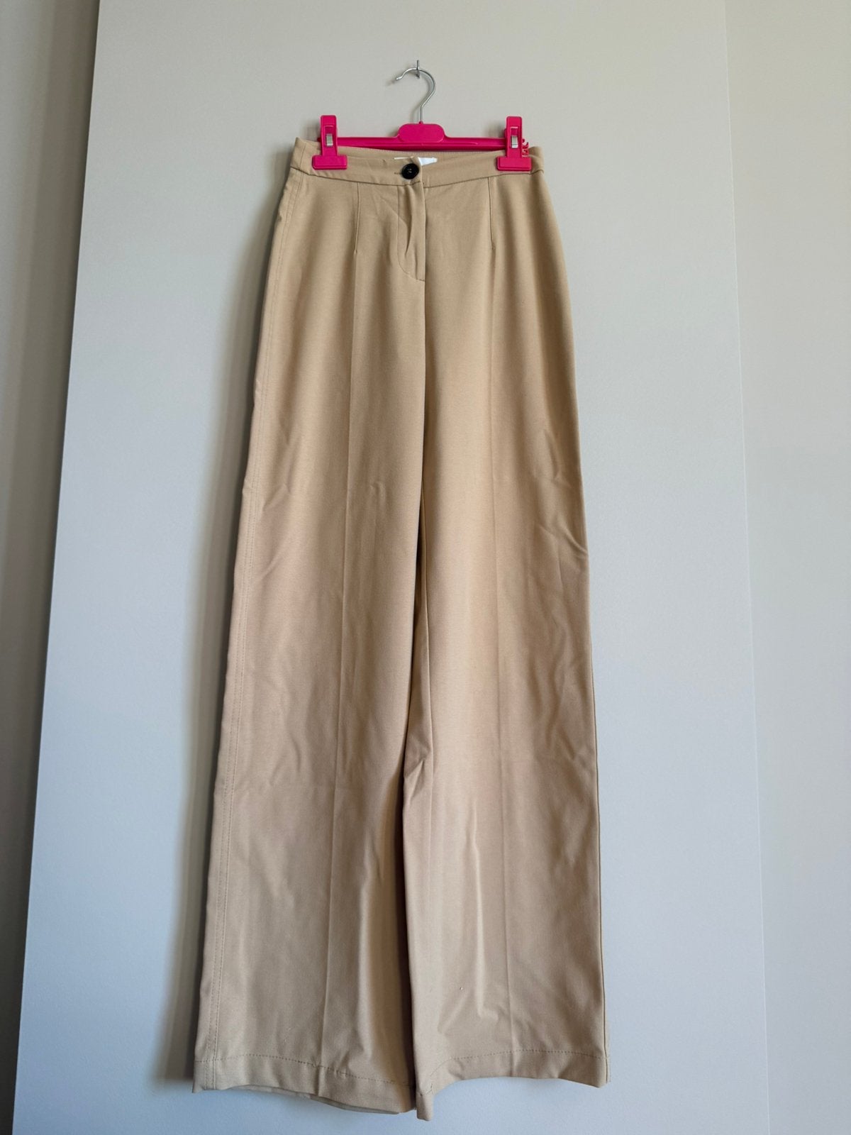 Geklede broek, Ophalen, Beige, Zo goed als nieuw, Maat 34 (XS) of kleiner