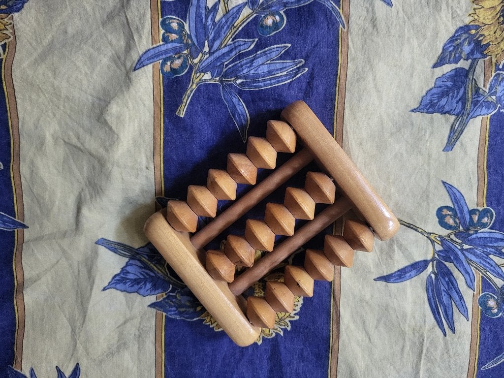 Houten voetmassage roller, Sport en Fitness, Massageproducten, Ophalen of Verzenden, Nieuw, Overige typen