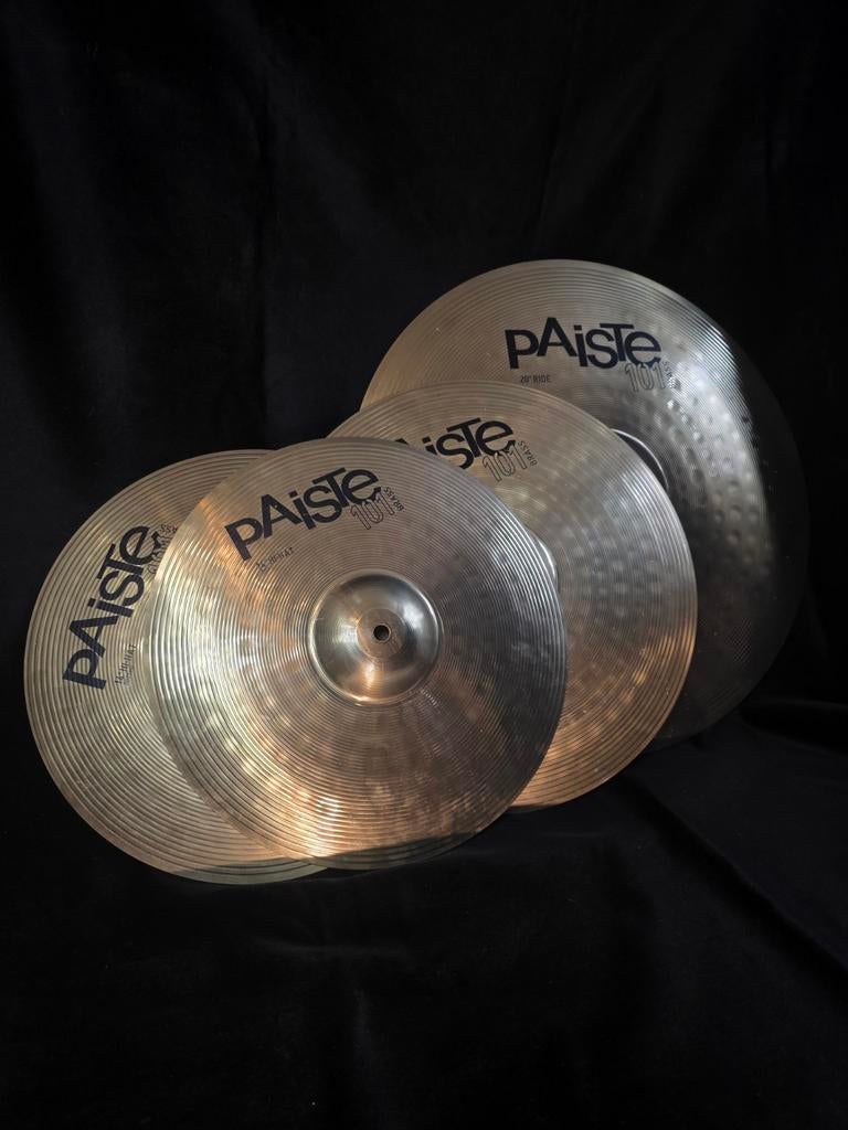 Cymbales Paiste 101 Set 3, Musique & Instruments, Enlèvement, Comme neuf, Batterie ou Percussions