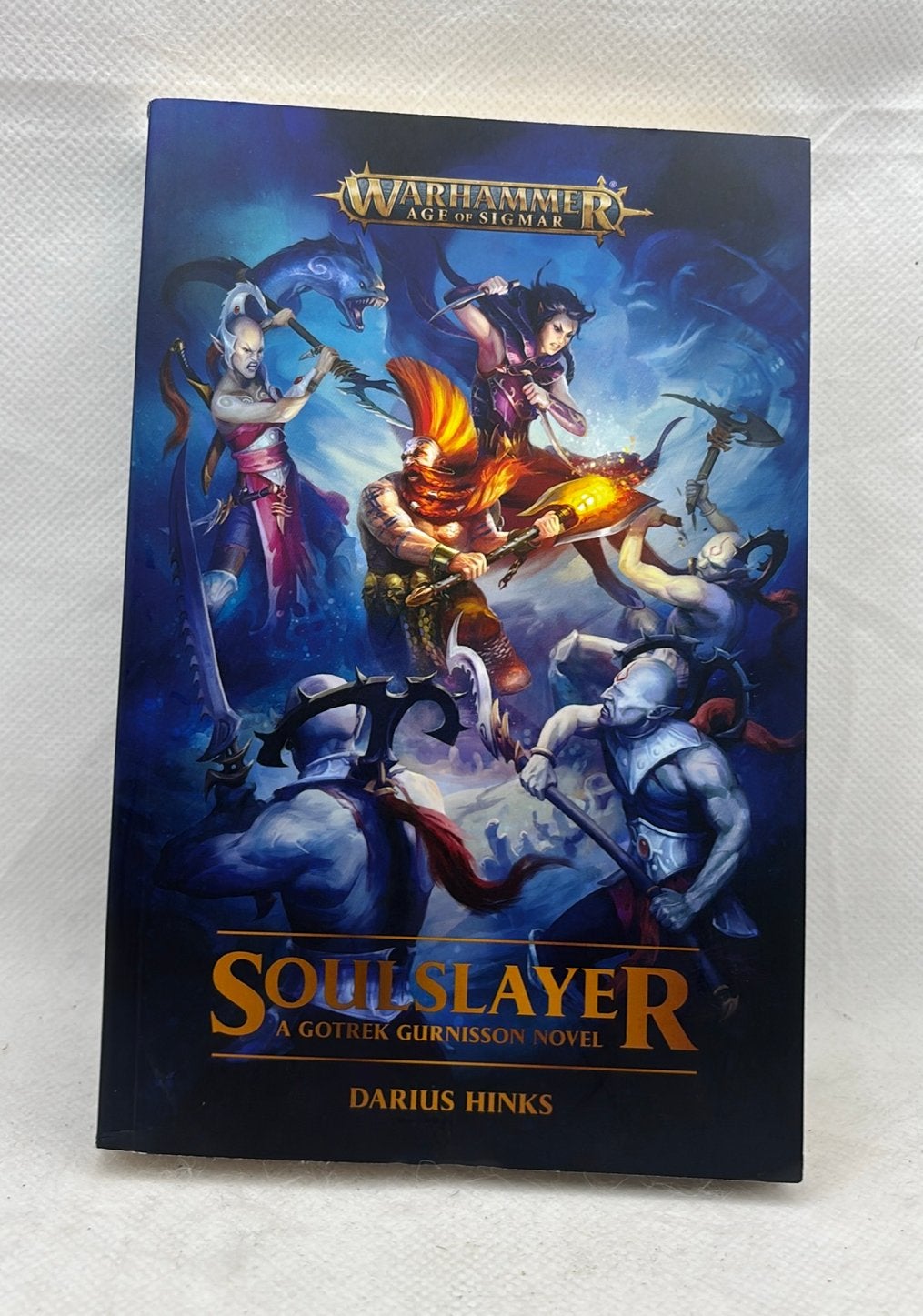 Warhammer Age of Sigmar Soulslayer – Gotrek Gurnisson Novel, Hobby en Vrije tijd, Ophalen of Verzenden, Zo goed als nieuw, Warhammer