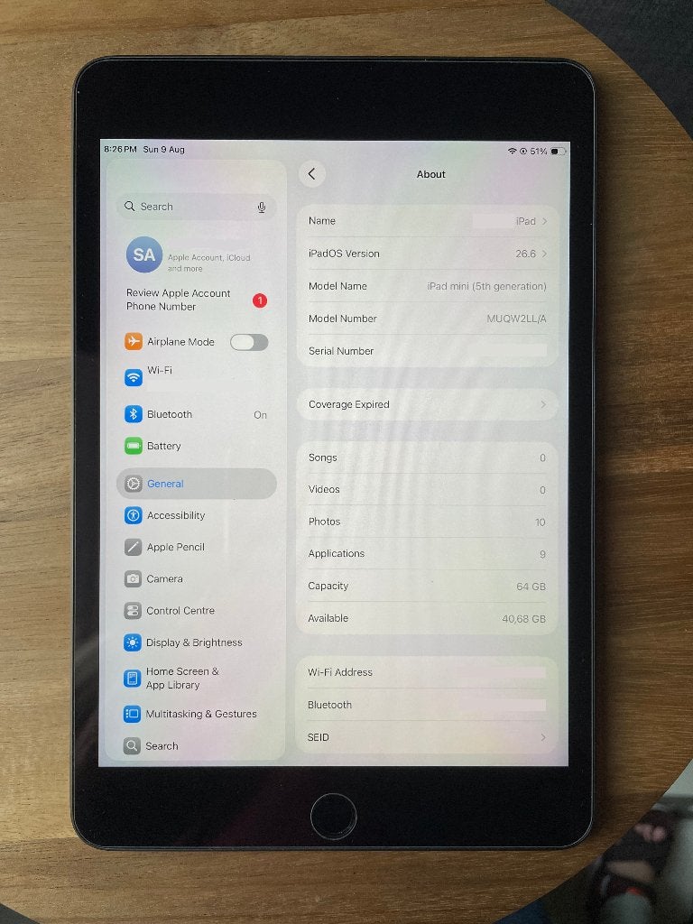 Apple iPad Mini 5, Ophalen, 8 inch, Zo goed als nieuw, 64 GB