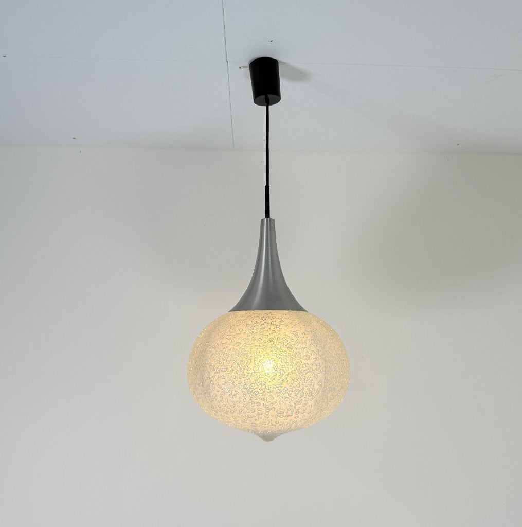Lampe de plafond Vintage Iceglass de Doria Leuchten, Enlèvement ou Envoi, Verre, Comme neuf, E27 (grand)