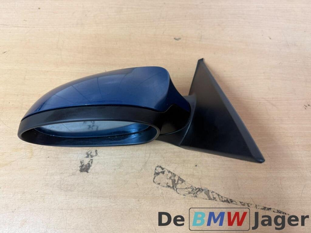 Buitenspiegel links blauw BMW 1-serie E87 51167189867, Enlèvement ou Envoi, Utilisé, BMW, BMW