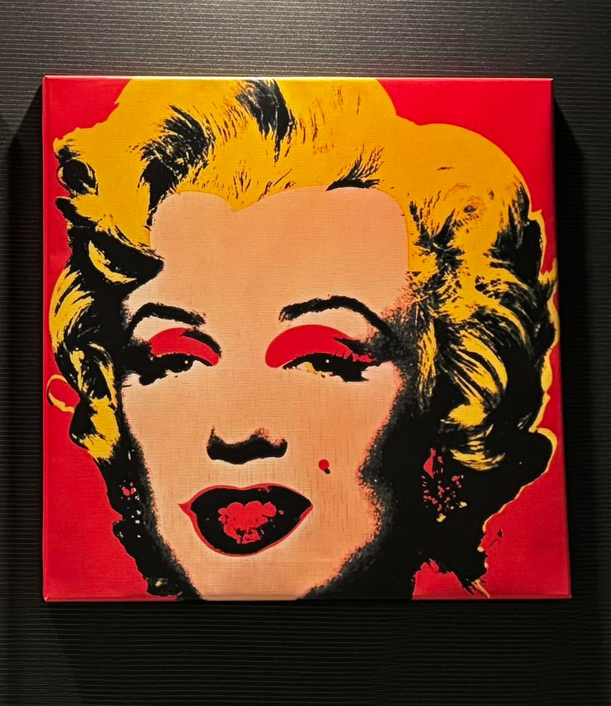 Pop art Marilyn Monroe op canvas, Antiek en Kunst, Ophalen