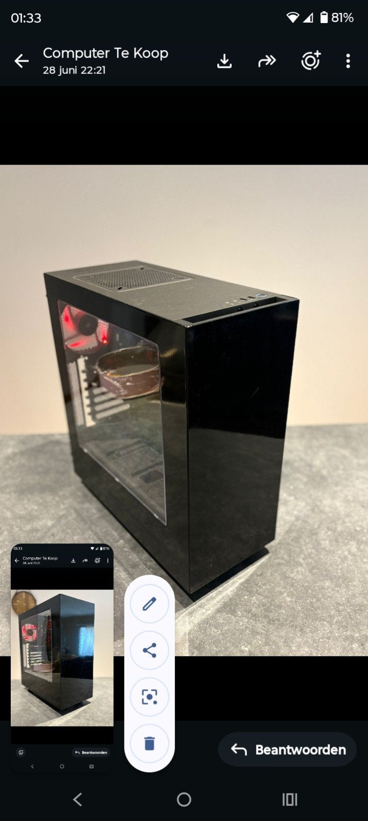Goede werkende pc specs: i5 6600 gtx1050ti 24gb ram, Computers en Software, Computerbehuizingen, Ophalen of Verzenden