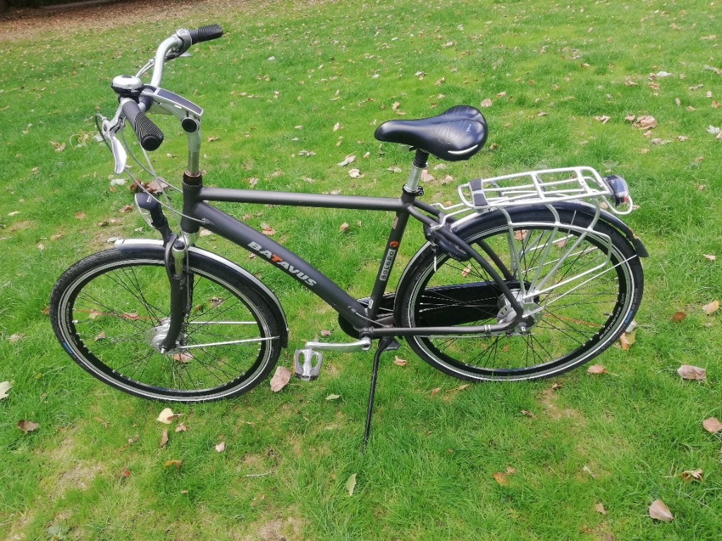 Batavus herenfiets in perfecte staat, Vélos & Vélomoteurs, Vitesses, Frein à tambour, Batavus, Comme neuf
