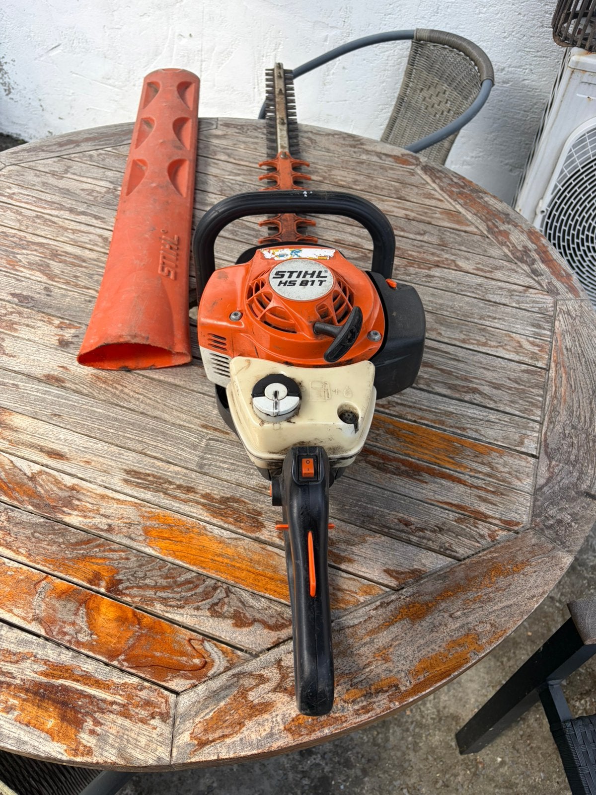 Stihl HS 81T, Tuin en Terras, Ophalen, Zo goed als nieuw