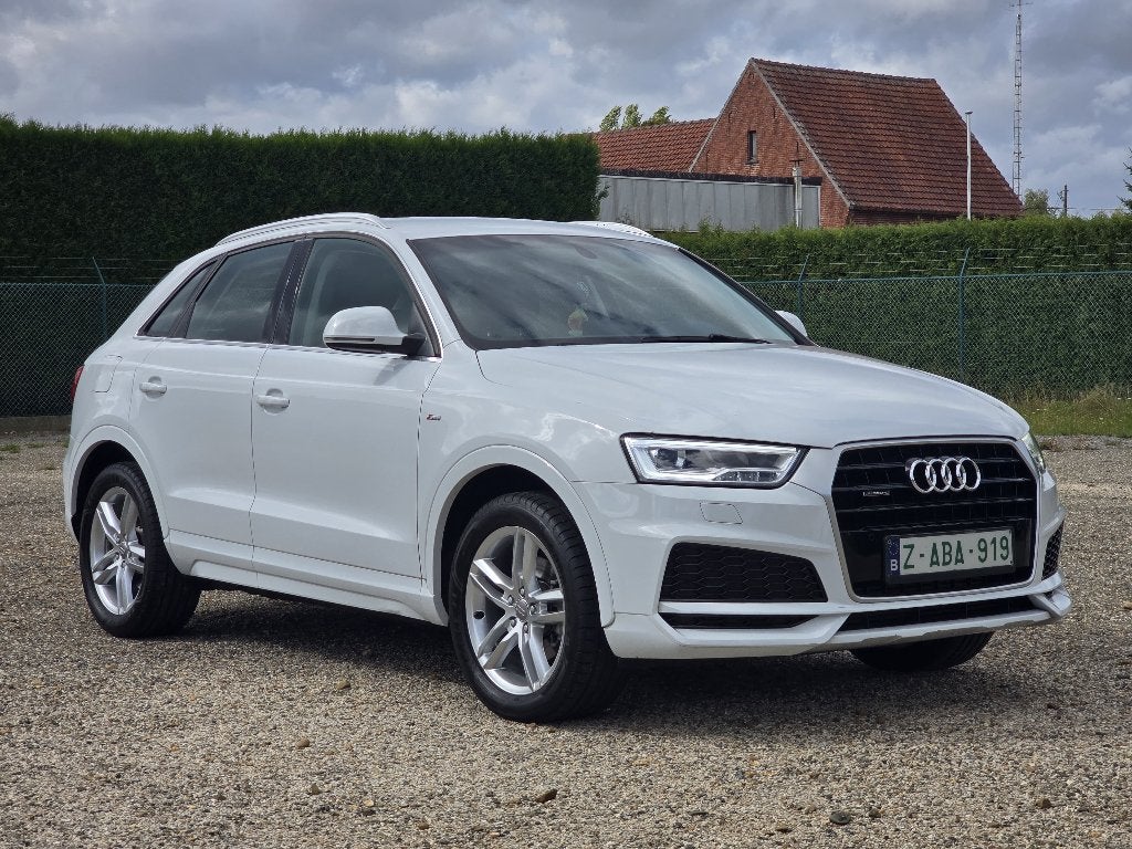 Audi Q3 S-line - 2.0TFSI Quattro - S-Tronic - 2017 - 57d km, Auto's, Audi, Automaat, Euro 5, Wit, Leder