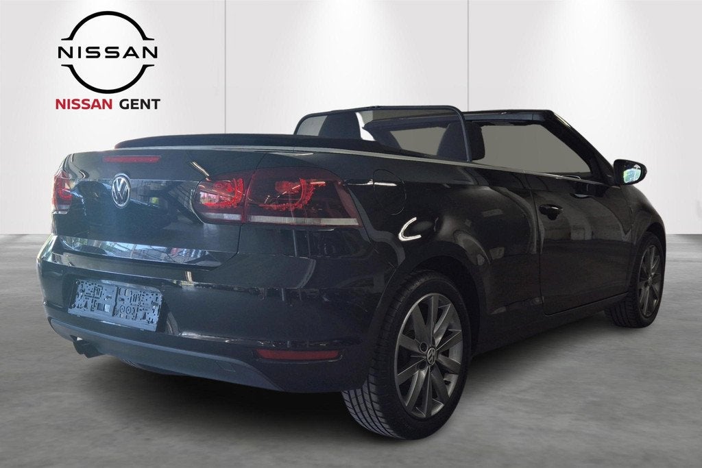 Volkswagen Golf Cabriolet 1.4 TSI 90kW DSG Karmann, Auto's, Zwart, 4 cilinders, Cabriolet, Zwart