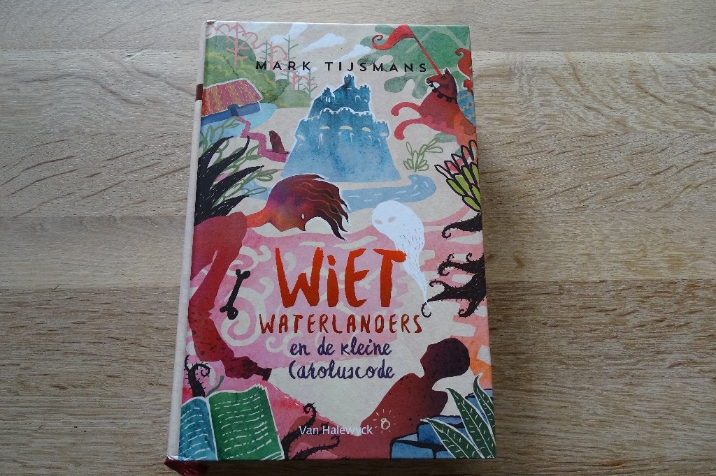 Jeugdboek 'Wiet Waterlanders en de kleine Caroluscode', Ophalen of Verzenden, Zo goed als nieuw, Mark Tijsmans