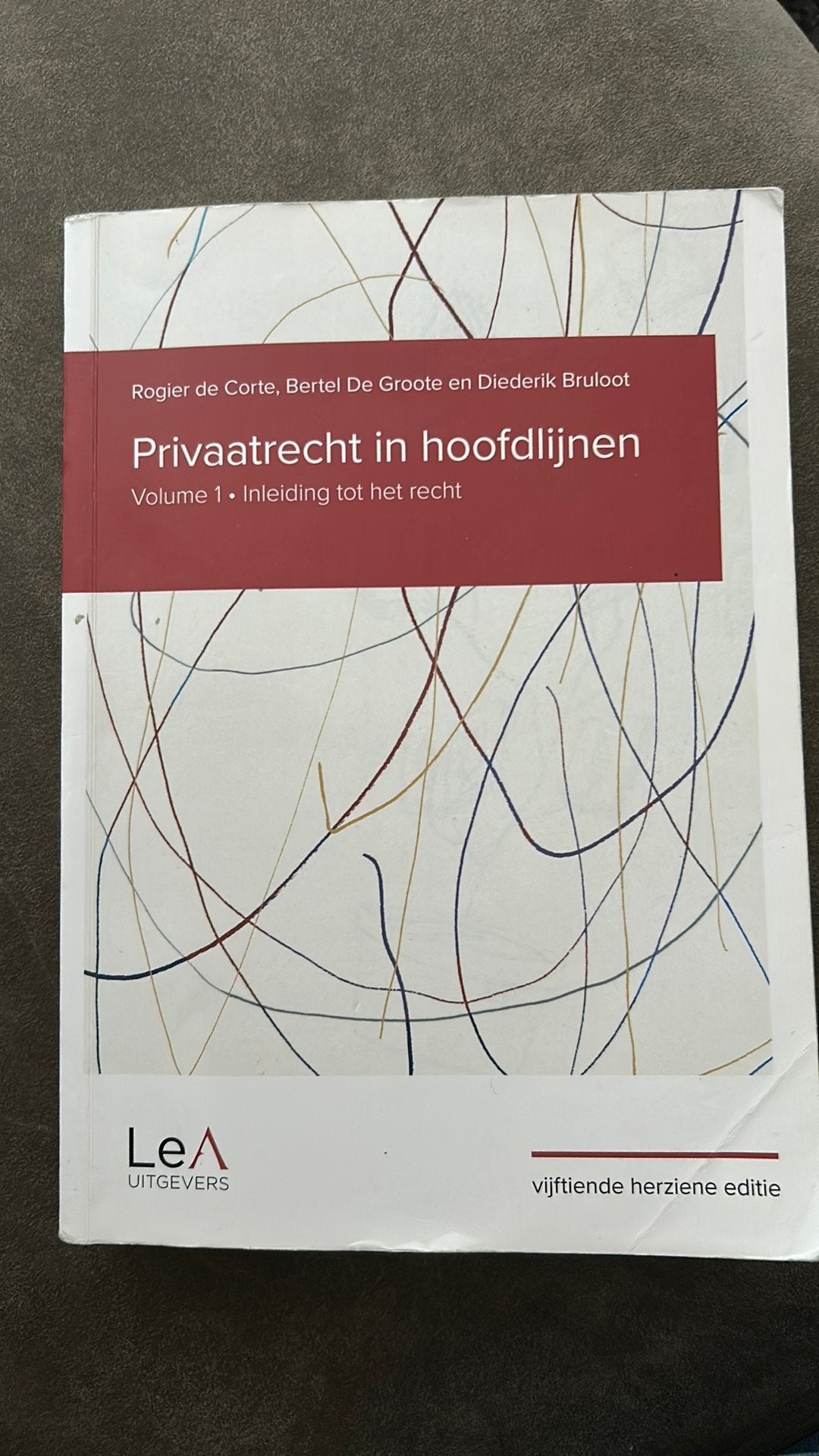 Privaatrecht in Hoofdlijnen (Handelswetenschappen 1ste jaar), Enlèvement, Comme neuf