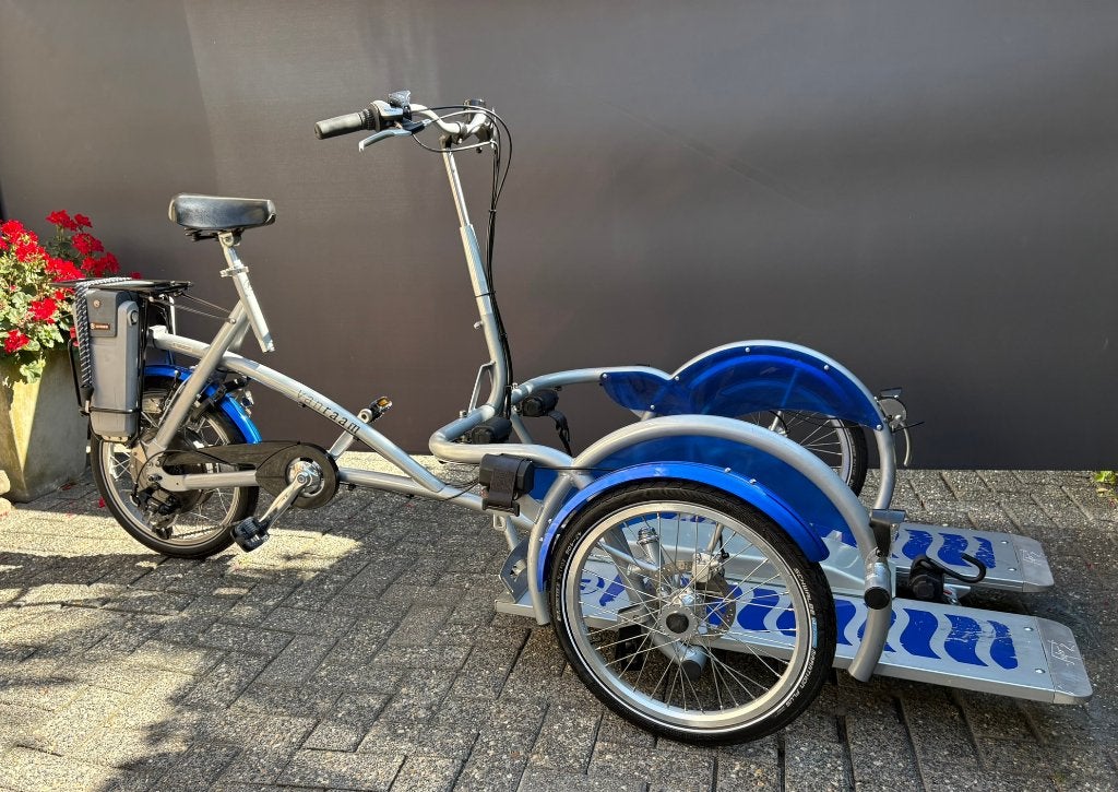 Vélo en fauteuil roulant Veloplus VR DOUBLE battery, Enlèvement, Comme neuf, Velo plus van raam