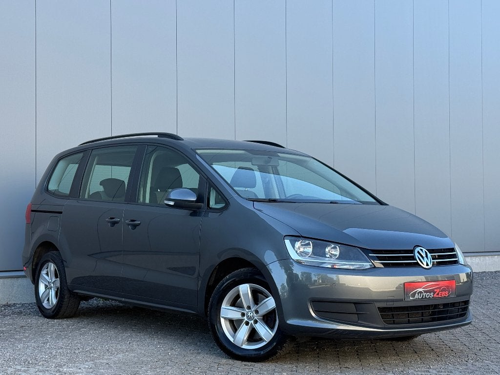 Volkswagen Sharan 2.0 TDi 5-Zit ParkSensor Navi Euro5 Airco, 100 kW, Achat, 1968 cm³, Tissu