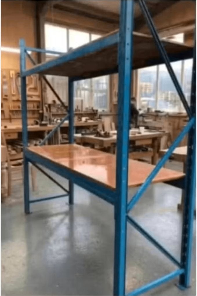 magazijnrek palletrek, Enlèvement