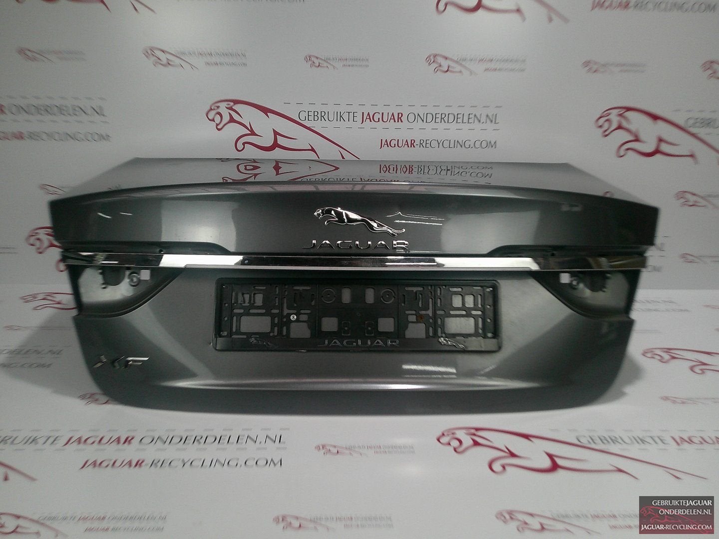 Achterklep Jaguar XF New Shape grijs 2015-2020, Gebruikt, Ophalen of Verzenden, Jaguar, Achter