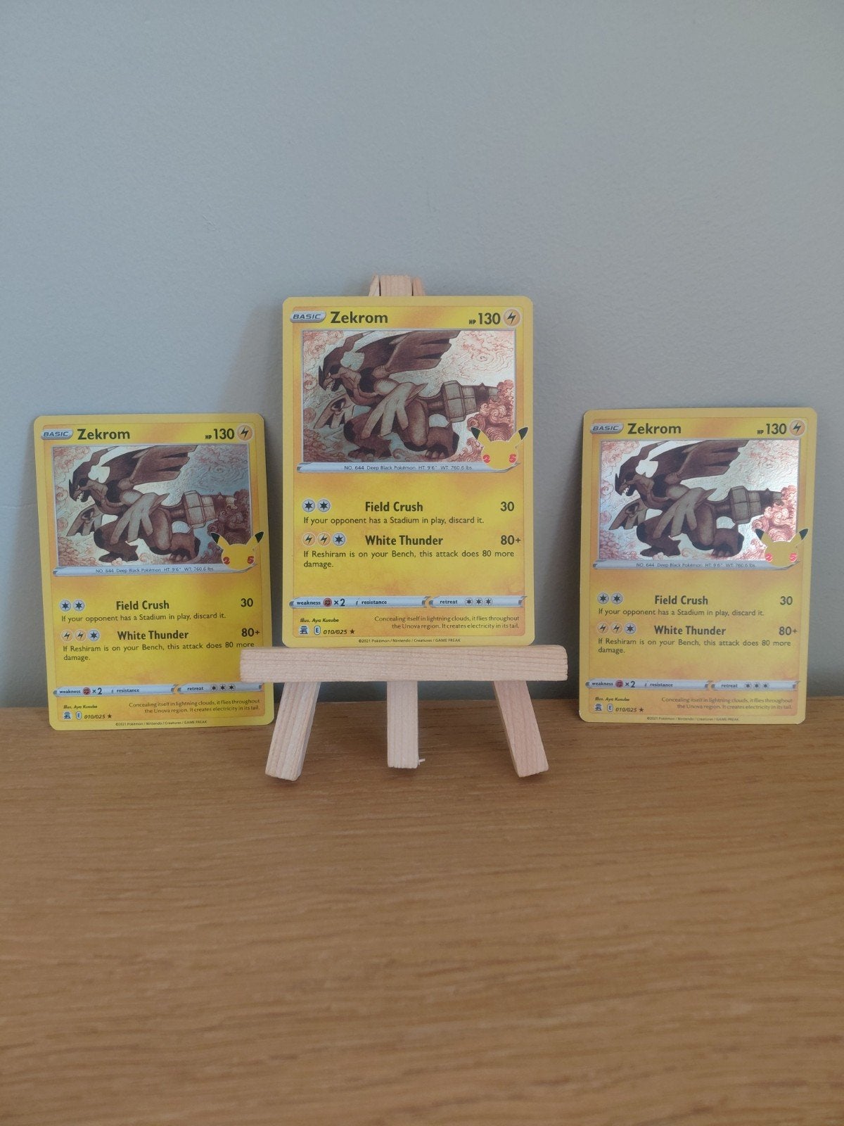 pokémon kaart zekrom, Ophalen of Verzenden, Gebruikt, Meerdere kaarten