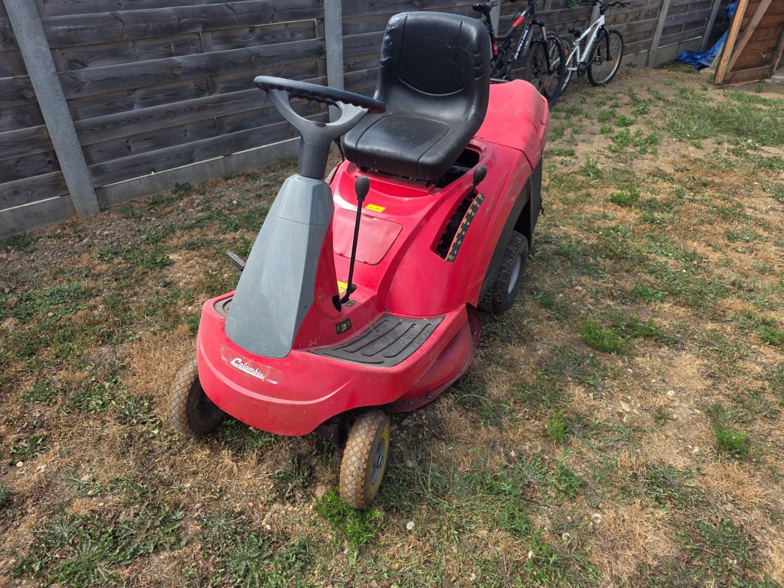 Tracteur tondeuse autoportée Colombia Rider 72 cm, Moins de 90 cm, Enlèvement, Démarrage électrique, Colombia