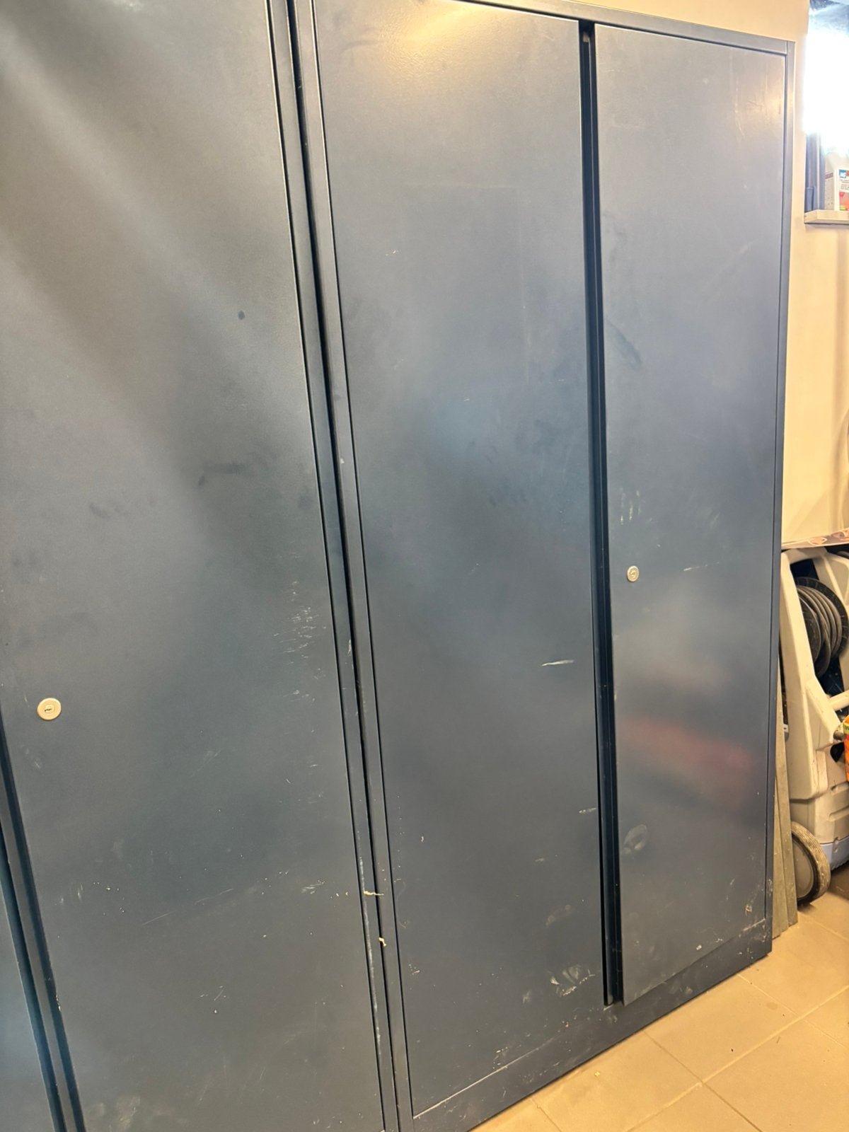 3 metalen kasten, Ophalen, Gebruikt, 100 tot 150 cm, Metaal