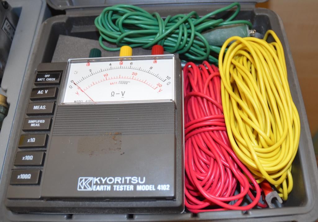 Aardweerstandsmeter Kyoritsu, Doe-het-zelf en Bouw, Meetapparatuur, Ophalen, Zo goed als nieuw, Overige meters