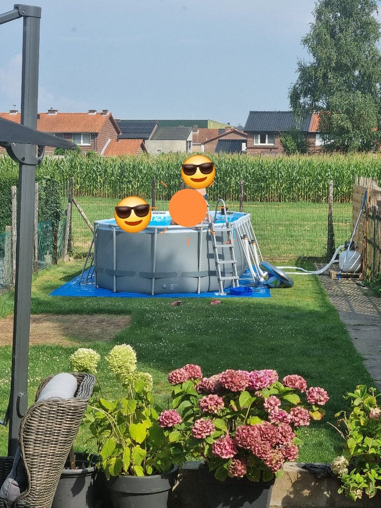 Bestway Power Steel zwembad, Tuin en Terras, Zwembaden, Gebruikt, 200 tot 300 cm, Ovaal, Ophalen