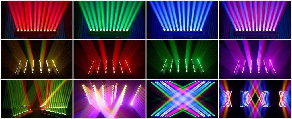 Nouvelle barre mobile LED Rgbw de première classe 12 x 50 W, Musique & Instruments, Enlèvement ou Envoi, Neuf, Lumières, Commande sonore