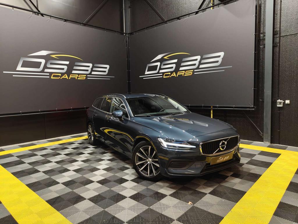 Volvo V60 2.0 B3 MHEV 163pk/LED/LEDER/Keyles/Harman/CAM/18", Autos, Cuir, Achat, Entreprise, Noir